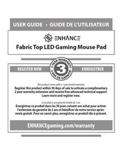 ENHANCE Fabric Top LED Guide De L'utilisateur