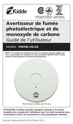 Kidde P3010L-CO-CA Guide De L'utilisateur