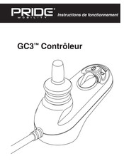 Pride Mobility GC3 Instructions De Fonctionnement