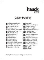 Hauck GLIDER RECLINE Mode D'emploi