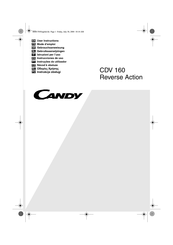 Candy CDV 160 Reverse Action Mode D'emploi