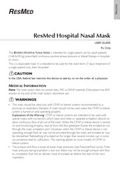 ResMed Hospital Nasal Mask Mode D'emploi