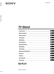 Sony SU-FL61 Mode D'emploi