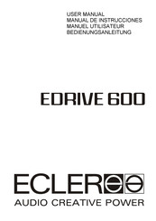 Ecler EDRIVE 600 Manuel Utilisateur