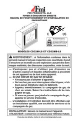 FMI Products CD32MB-LS Manuel De Fonctionnement Et D'installation Du Proprietaire