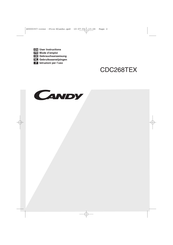 Candy CDC268TEX Mode D'emploi