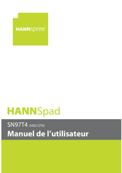 HANNspree HannSpad SN97T4 Manuel De L'utilisateur