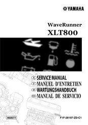 Yamaha WaveRunner XLT800 Manuel D'entretien