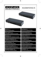 König Electronic KN-AVSWITCH10 Mode D'emploi