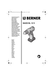 Berner BACD BL 12 V Notice Originale