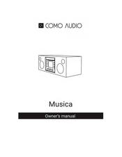 COMO AUDIO Musica Manuel D'utilisation