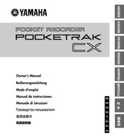 Yamaha POCKETRAK CX Mode D'emploi