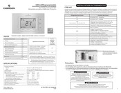 Emerson 1F85U-22PR Instructions D'installation Et D'utilisation