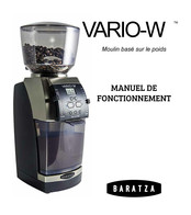 Baratza Vario W Manuel De Fonctionnement