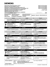 Siemens 3VL92-6C.40 Série Instructions De Service