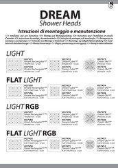 Bossini Dream Rectangular Light RGB H37455 Mode D'emploi