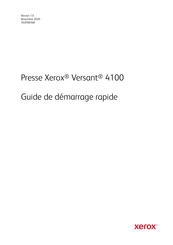 Xerox Versant 4100 Mode D'emploi