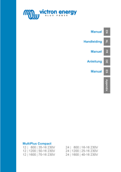 Victron MultiPlus Compact 12 1600 70-16 Mode D'emploi