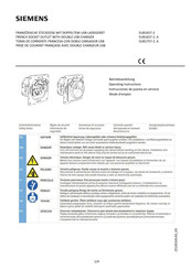 Siemens 5UB1757-2 Série Mode D'emploi