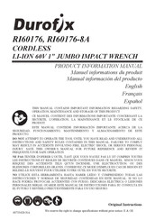 DUROFIX RI60176-8A Manuel Informations Du Produit