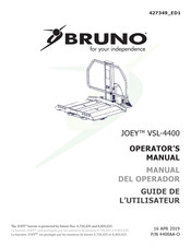 Bruno JOEY VSL-4400 Mode D'emploi