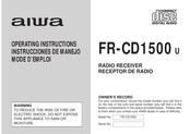 Aiwa FR-CD1500 U Mode D'emploi