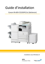 Canon IR-ADV C5235 PCL5c Guide D'installation