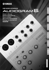 Yamaha AUDIOGRAM 6 Mode D'emploi