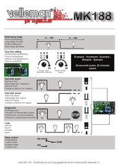 Velleman MK188 Mode D'emploi