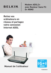 Belkin F5D9630fr4A Manuel De L'utilisateur