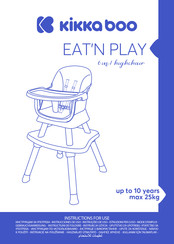 KIKKA BOO EAT'N PLAY Mode D'emploi