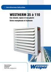 Wesper WESTERM 110 Notice Technique