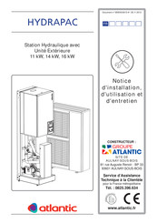 Atlantic 090741 Notice D'installation, D'utilisation Et D'entretien