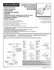 American Standard R110 Mode D'installation