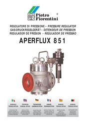 Pietro Fiorentini APERFLUX 851 Manuel Technique