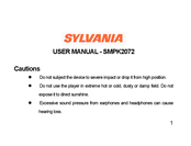 Sylvania SMPK2072 Manuel De L'utilisateur