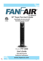 Impecca FanFair FTF-3000 Guide De L'utilisateur