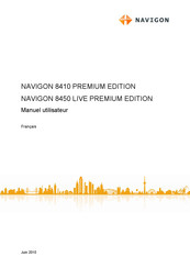 Navigon 8450 PREMIUM EDITION Manuel Utilisateur
