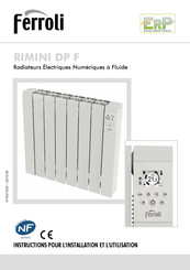 Ferroli RIMINI DP F Instructions Pour L'installation Et L'utilisation