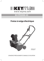 Keyma M-STE2000-45 Manuel D'utilisation