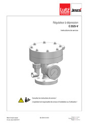 Lutz-Jesco C 2525-V Instructions De Service