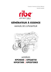 RIBE ENERGY KPC4050 Manuel De L'utilisateur