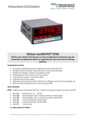 Motrona touchMATRIX DP350 Instructions D'utilisation