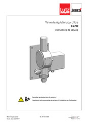 Lutz-Jesco C 7700 Instructions De Service