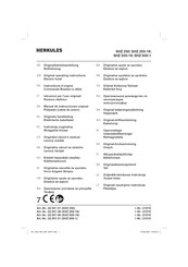 HERKULES SHZ 250-18 Instructions D'origine