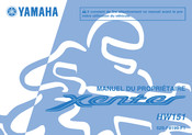 Yamaha Motor Xenter HW151 Manuel Du Propriétaire