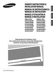 Samsung AS18A9(A0)RCD Manuel D'utilisation