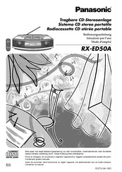 Panasonic RX-ED50A Mode D'emploi