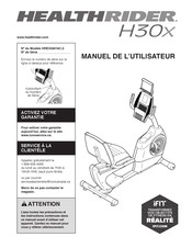 Healthrider H30X Manuel De L'utilisateur