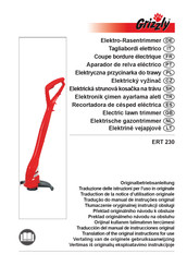 Grizzly ERT 230 Traduction De La Notice D'utilisation Originale